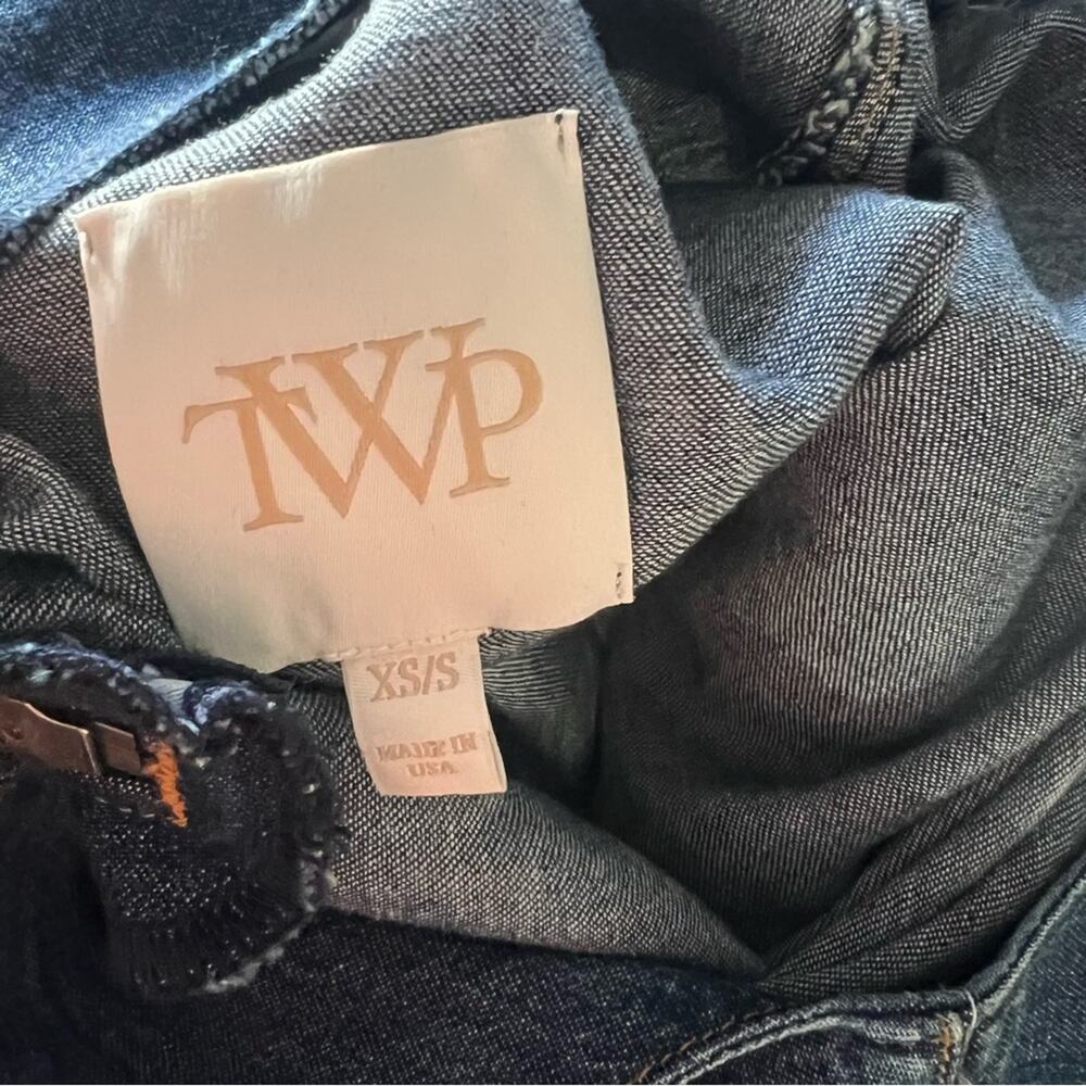 TWP Cotton Denim Oversized Pocket Top - Picture 5 of 7